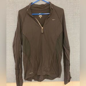 Nike Black Dri-FIT Quarter-Zip Pullover